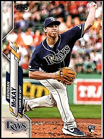 2020 Topps #69 Brendan McKay - Tampa Bay Rays RC