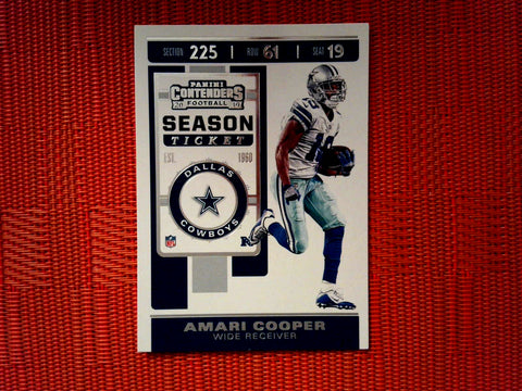 2019 Panini Contenders NFL 55 Amari Cooper - Dallas Cowboys (Base)