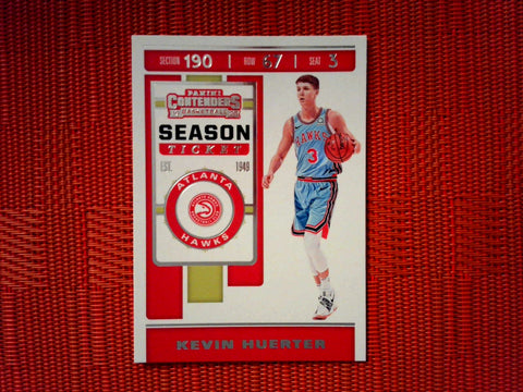 2019-20 Panini Contenders NBA Basketball - 58 Kevin Huerter - Atlanta Hawks (Base)