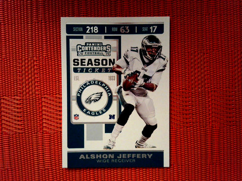 2019 Panini Contenders NFL 59 Alshon Jeffery - Philadelphia Eagles (Base)