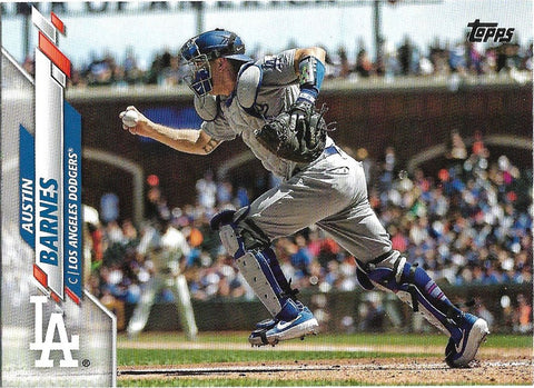 2020 Topps #80 Austin Barnes - Los Angeles Dodgers