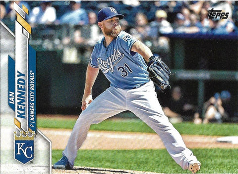 2020 Topps #95 Ian Kennedy - Kansas City Royals