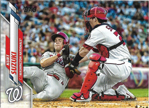 2020 Topps #89 Kurt Suzuki - Washington Nationals