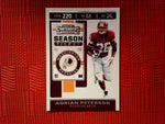 2019 Panini Contenders NFL 60 Adrian Peterson - Washington Redskins (Base)
