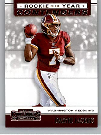 2019 Panini Contenders NFL  #3 Dwayne Haskins - Washington Redskins(Rookie of the Year Contenders Set)