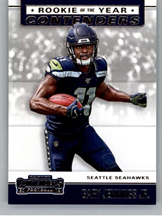 2019 Panini Contenders NFL #24 Gary Jennings Jr. - Seattle Seahawks (Rookie of the Year Contenders Set)
