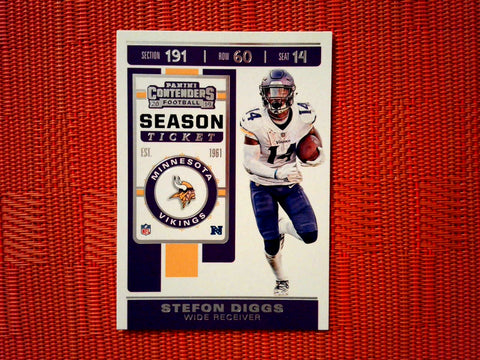 2019 Panini Contenders NFL 64 Stefon Diggs - Minnesota Vikings (Base)