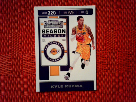 2019-20 Panini Contenders NBA Basketball - 65 Kyle Kuzma - Los Angeles Lakers (Base)