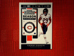 2019 Panini Contenders NFL 70 Tarik Cohen - Chicago Bears (Base)
