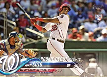 2018 Topps Update Juan Soto #US104 RC Rookie Debut Card Washington Nationals