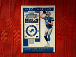 2019 Panini Contenders NFL 72 Matthew Stafford - Detroit Lions (Base)