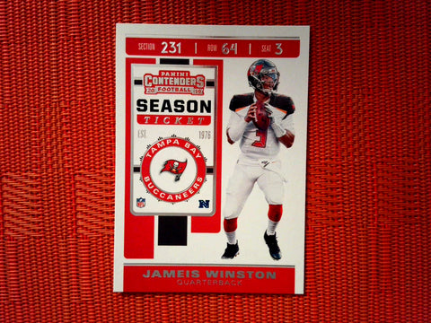 2019 Panini Contenders NFL 81 Jameis Winston - Tampa Bay Buccaneers (Base)