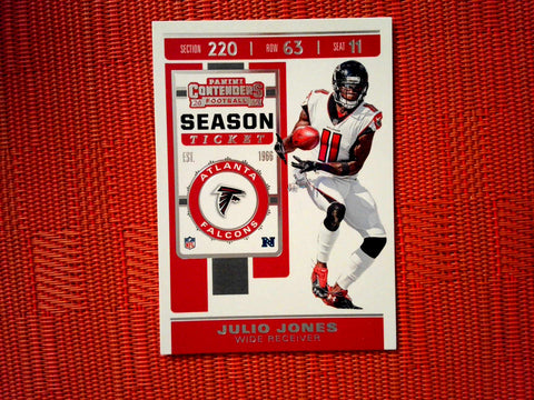 2019 Panini Contenders NFL 85 Julio Jones - Atlanta Falcons (Base)