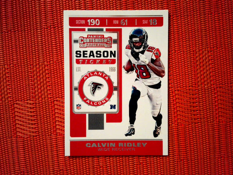 2019 Panini Contenders NFL 86 Calvin Ridley - Atlanta Falcons (Base)