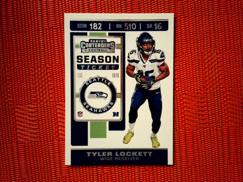 2019 Panini Contenders NFL 92 Tyler Lockett - Seattle Seahawks (Base)