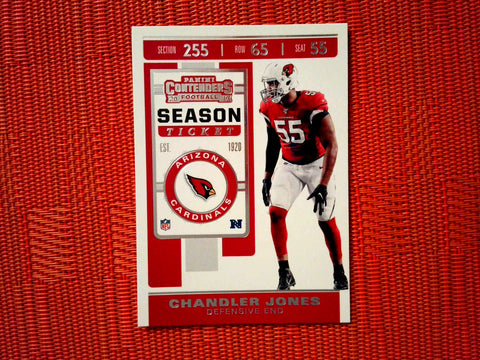 2019 Panini Contenders NFL 95 Chandler Jones - Arizona Cardinals (Base)
