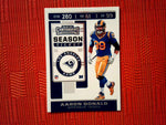 2019 Panini Contenders NFL 98 Aaron Donald - Los Angeles Rams (Base)