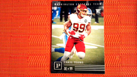 Chase Young Rookie Card RC Base 2020 Panini Chronicles #PA35 Washington Football Default Title