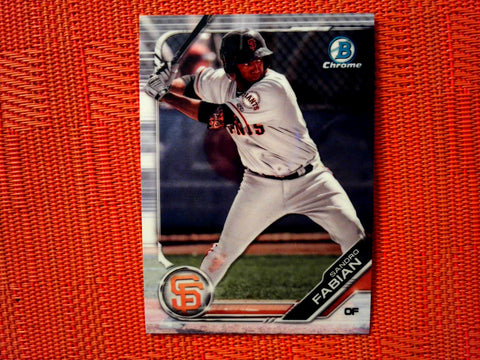 2019 Bowman BP-38 Sandro Fabian - San Francisco Giants (Chrome)