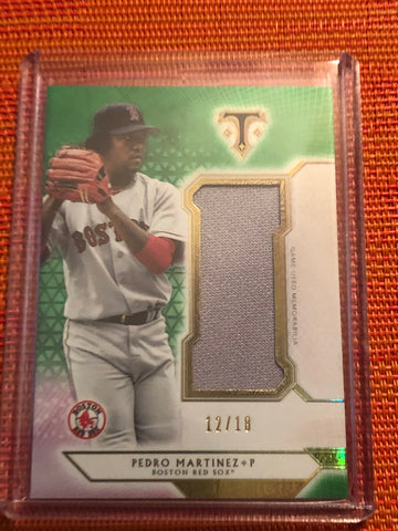 2018 Triple Threads Pedro Martinez Relic /18