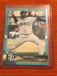 2018 Bowman Chrome Draft Sky Blue Refractor Pedro Avila RC /402 Padres #13