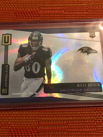2019 Panini Unparalleled Football #268 Miles Boykin RC