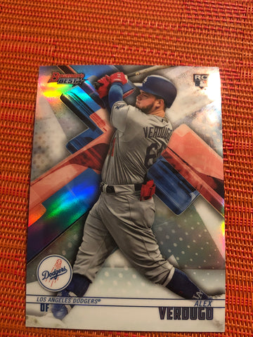 2018 Bowman’s Best Refractor #33 Alex Verdugo