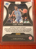 2019-20 Panini Prizm Collegiate Draft Picks COBY WHITE RC Silver Prizm Chicago Bulls