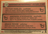 2018 Topps Archives '81 Future Stars Victor Robles/Andrew Stevenson/Erick Fedde