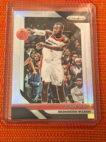 2018-19 Panini Prizm Silver Refractor #223 John Wall