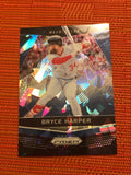 2018 Panini Chronicles Prizm Blue Ice #7 Bryce Harper Washington Nationals Card 6/149