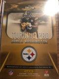 James Washington 2018 Panini Playoff RC Relic Turning Pro #TP-JW