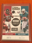 2018 Panini Contenders Round Numbers #RNA-SB Ito Smith/Kalen Ballage