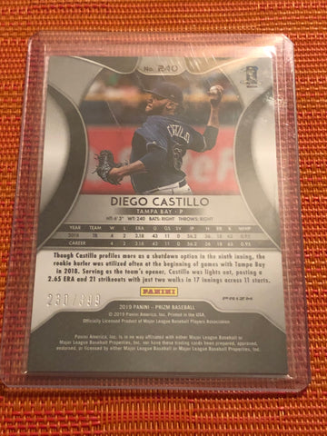 2019 Prizm Blue Mojo Refractor #240 Diego Castillo /399