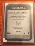 2019 Topps Museum Collection Starling Marte patch #1/35 Pittsburgh Pirates EBAY 1/1