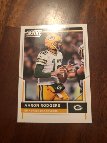 2017 Score Football Card #298 Aaron Rodgers