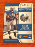 2018 Contenders Rookie of the Year  #25  KERRYON JOHNSON   LIONS
