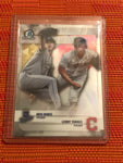 2018 Bowman Chrome Draft Recommended Viewing Kris Bubic / Lenny Torres card