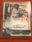 2018 Bowman Draft Nick Schnell Auto - Rays