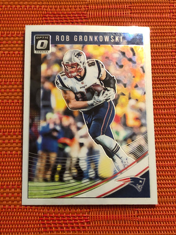 2018 Donruss Optic Base #67 Rob Gronkowski - New England Patriots