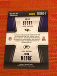 Jaleel Scott J'Mon Moore Round Numbers 2018 Panini Contenders # RNA-SM