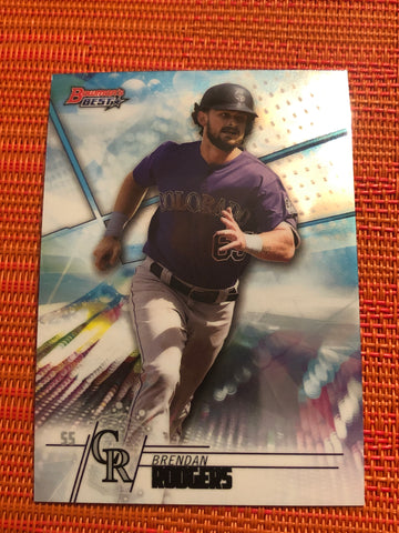 2018 Bowman's Best Top Prospects Refractors  #TP13  BRENDAN RODGERS   ROCKIES