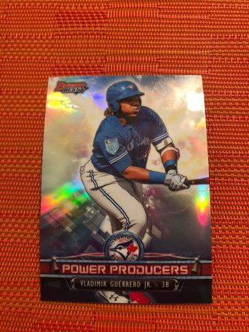 2018 Bowman's Best Vladimir Guerrero Jr. Power Producers Blue Jays