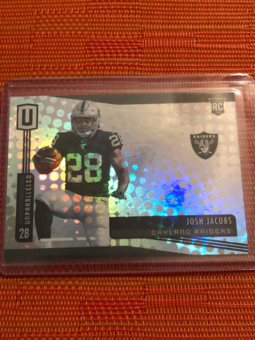 2019 Panini Unparalleled #223 Josh Jacobs RC