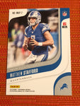 2018 Panini Contenders MVP Contenders #7 Matthew Stafford detriot lions