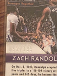 2018-19 Panini Prizm - Prizms Blue #211 - Zach Randolph/199