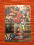 2018 Topps Chrome #137 Sean Doolittle Nationals Refractor Baseball Card