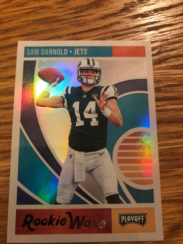 2018 Panini Playoff Sam Darnold Rookie #11 Rookie Wave
