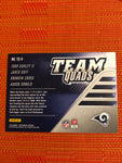 LOS ANGELES RAMS 2018 Contenders TEAM QUADS Card!!  GURLEY, GOFF, DONALD, COOKS