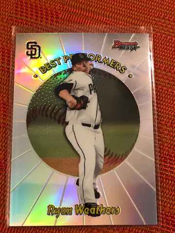 2018 Bowman's Best 1998 Best Performers #98BP-RW Ryan Weathers